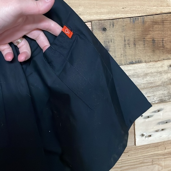 Happy Chef size 3X black short sleeve snap down chef shirt - Picture 3 of 10